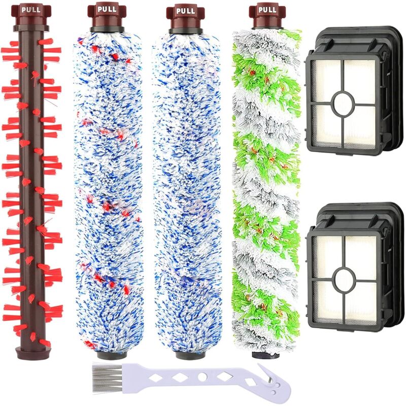 7-teiliges Zubehörset Für Bissell Crosswave 3-in-1: Ersatzbürste Und Filter Für Bissell Crosswave Staubsauger Modelle 1866, 1785, 2052, 1713 Und 2225.