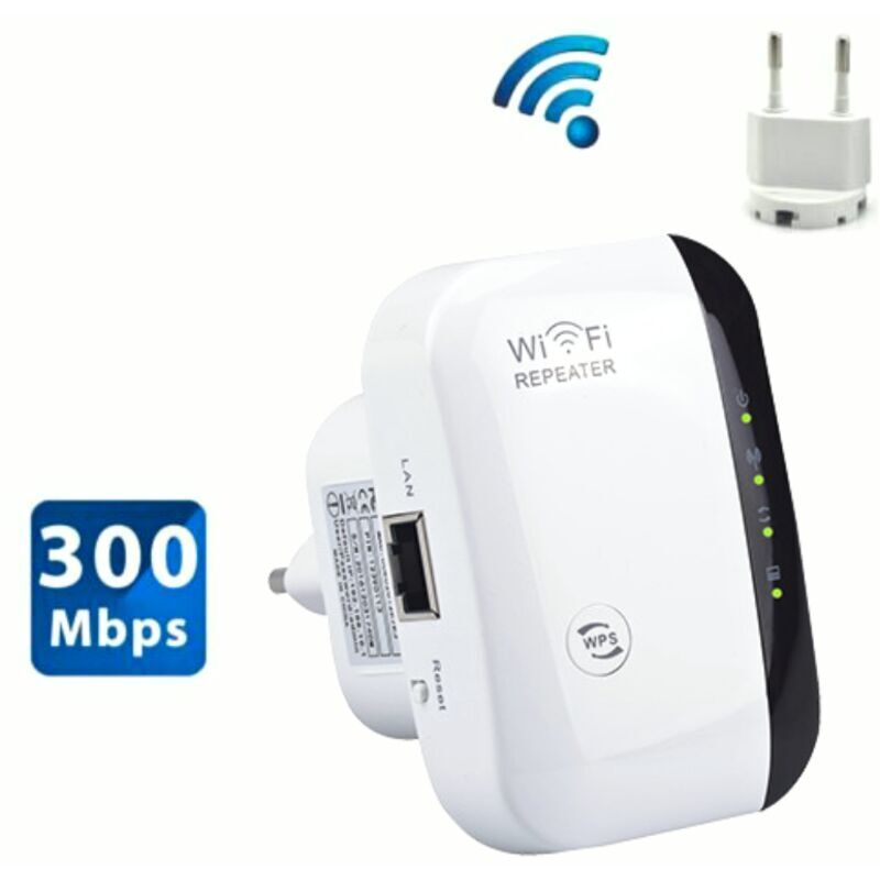 Wifi-verstärker, Kabelloser Internet-verstärker 2,4 Ghz Für Das Zuhause, 300 Mbps Super-boost, Wlan-reichweiten-repeater, Signalverstärker, Einfache Einrichtung Und Abdeckung