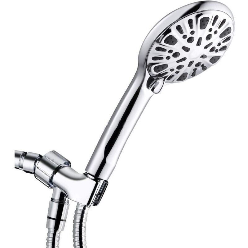 Duschkopf. Handbrause Für Badezimmer Mit 9 Modi, Hochdruck, Wassersparend – (einfach Verchromt)