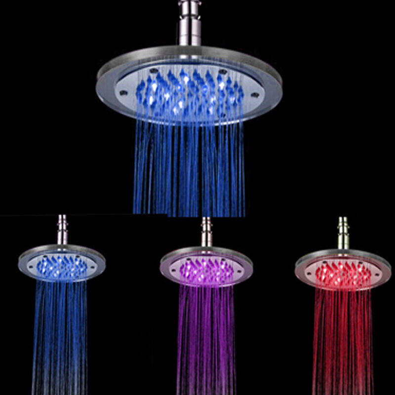 Handbrause Mit Led-regenduschkopf, Temperaturregelung, Hochdruck-led-regenduschkopf, Universelle Dusche.
