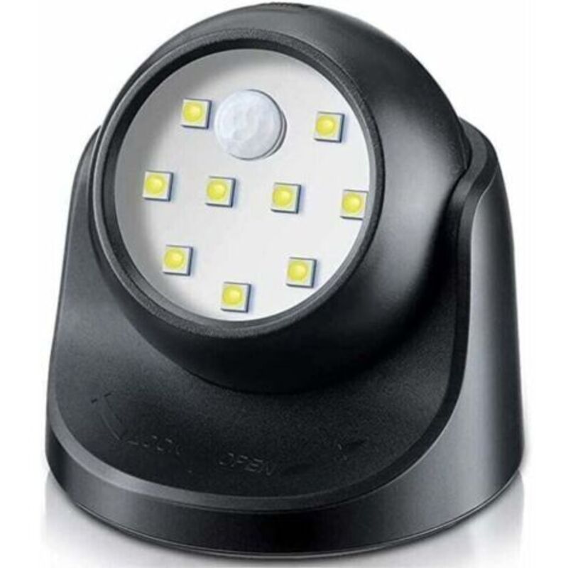 Led-außenstrahler, Außenstrahler Mit Bewegungsmelder, Kabelloser Led-strahler Für Außen, 150 Lumen, Abnehmbare Kugel, 360-grad-drehung Und Neigung, Batteriebetrieben