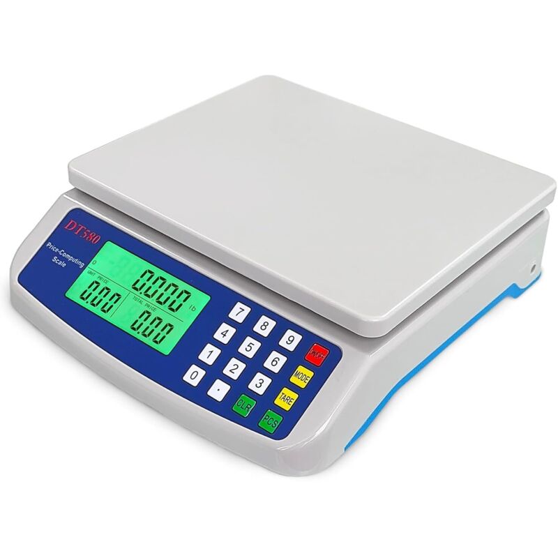 Digitale Lcd-waage, Präzision 30 Kg/1 G, Kommerzielle Küchenwaage, Geeignet Zum Wiegen Und Berechnen Der Lebensmittelpreise.