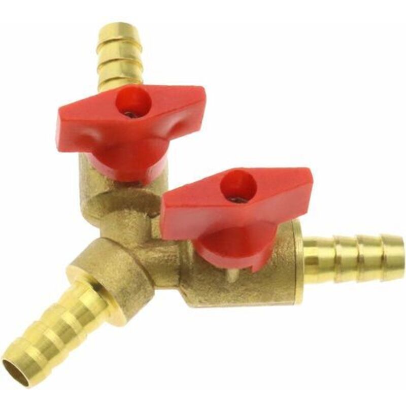 8mm Messing-y-verbinder, 3-wege – Anschluss Für Luft-, Wasser- Und Gasleitungen – Korrosionsbeständig – Schnelle Installation