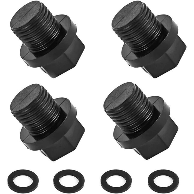 4er-pack Ablassstopfen Mit O-ringen, Pumpenstopfen, Poolfilter, Ersatz-ablasspumpenstopfen Für Pool, Spx1700fg Für Pumpen