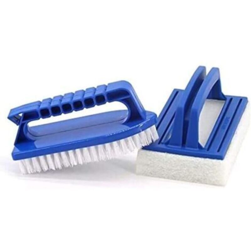 2er-set Schwammbürsten Für Den Pool – Reinigungsschwamm – Algenbürste – Für Schmutz Und Moos – Für Whirlpool, Kleinen Pool, Badewanne, Schwimmbecken