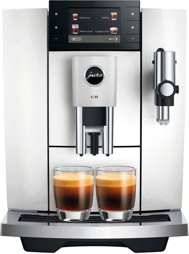 JURA Kaffeevollautomat 15747 E8 Piano White (ED)