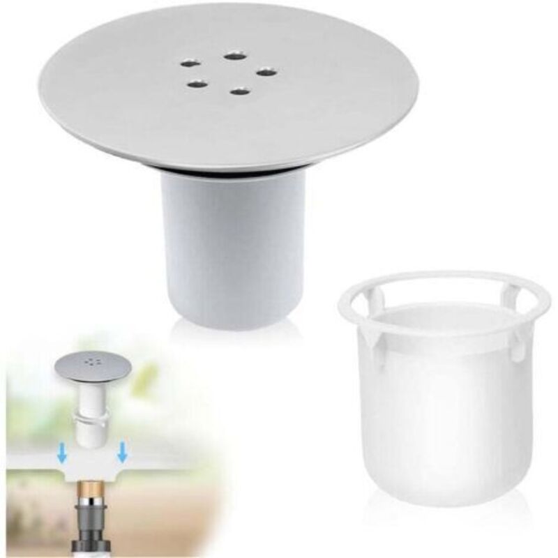 Bonde Douche, Duschablauf 90 Mm/115 Mm, Ersatz Für Siphondeckel Der Dusche, Universeller Duschablaufdeckel, Verchromter Duschablaufdeckel, Hoher Durchfluss