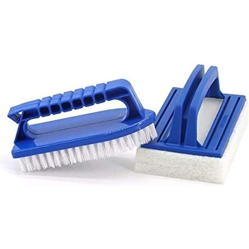2er-set Poolbürsten – Reinigungsschwamm – Algenbürste – Für Schmutz Und Schaum – Für Whirlpool, Kleinen Pool, Badewanne, Swimmingpool