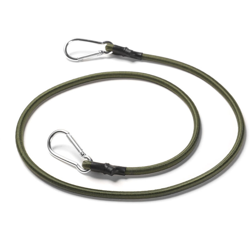 Elastischer Karabiner Für Outdoor-aktivitäten, Verstellbares 8 Mm Gummiseil Mit Karabiner – Elastisches Seil Für Outdoor, Camping, Gepäck, Fahrradträger (30 Cm)