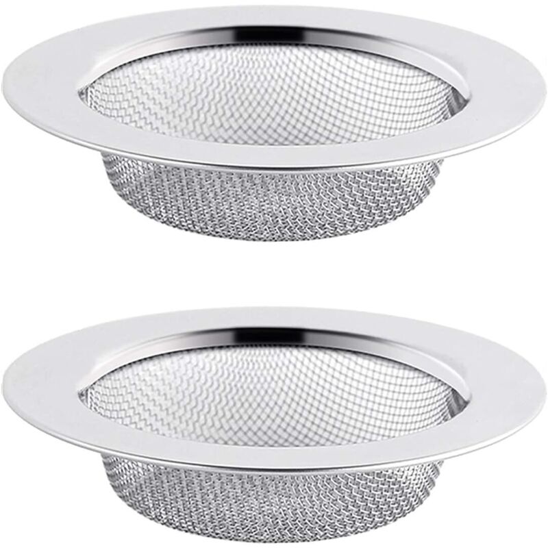 2 Stück Edelstahl-spülenfilter, 11,52 Cm Abflussfilter, Küchenspülensieb, Spülensieb-set