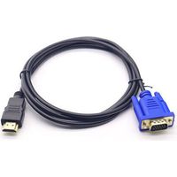 Kabel Und Adapter Für Videoüberwachung, Hdmi-auf-vga-konvertierungskabel 1080p, Hdmi-auf-vga-adapter, 1,8 M (ohne Chip)