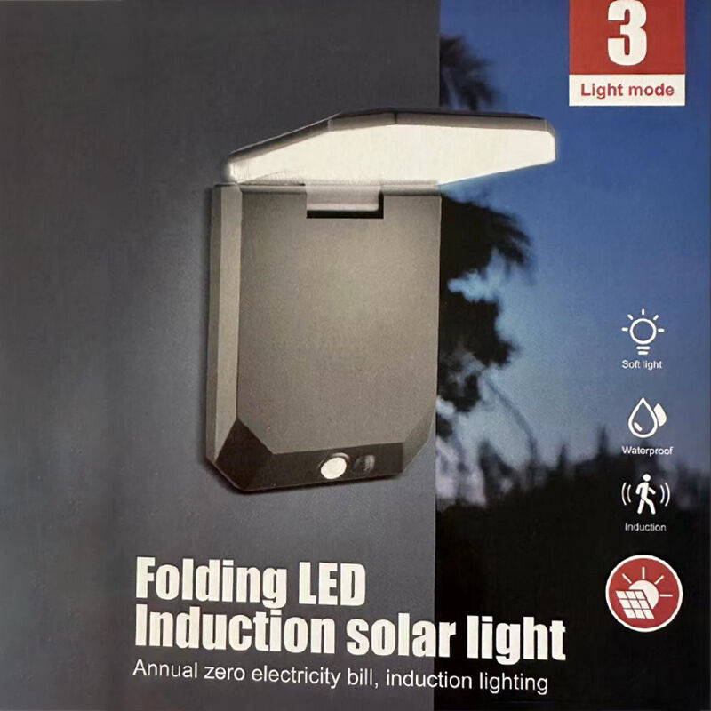 Wandleuchte Mit Solarbetrieb Und Sensor, Wasserdichte Außenlampe, Led-beleuchtung Für Garten Und Wege, Weißes Licht, Strapazierfähiges Abs