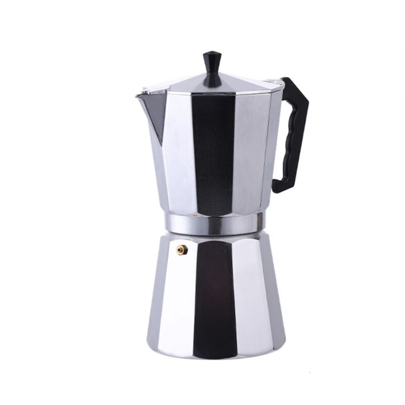 Italienischer Espressokocher Aus Aluminium – Transparenter Deckel (14 Tassen, 700 Ml)
