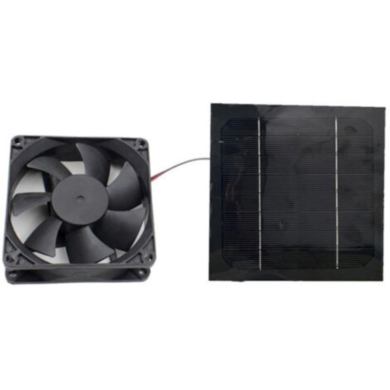 Mini-lüfter Mit 20-w-solar-luftabsauger, Betrieben Durch Solarpanel