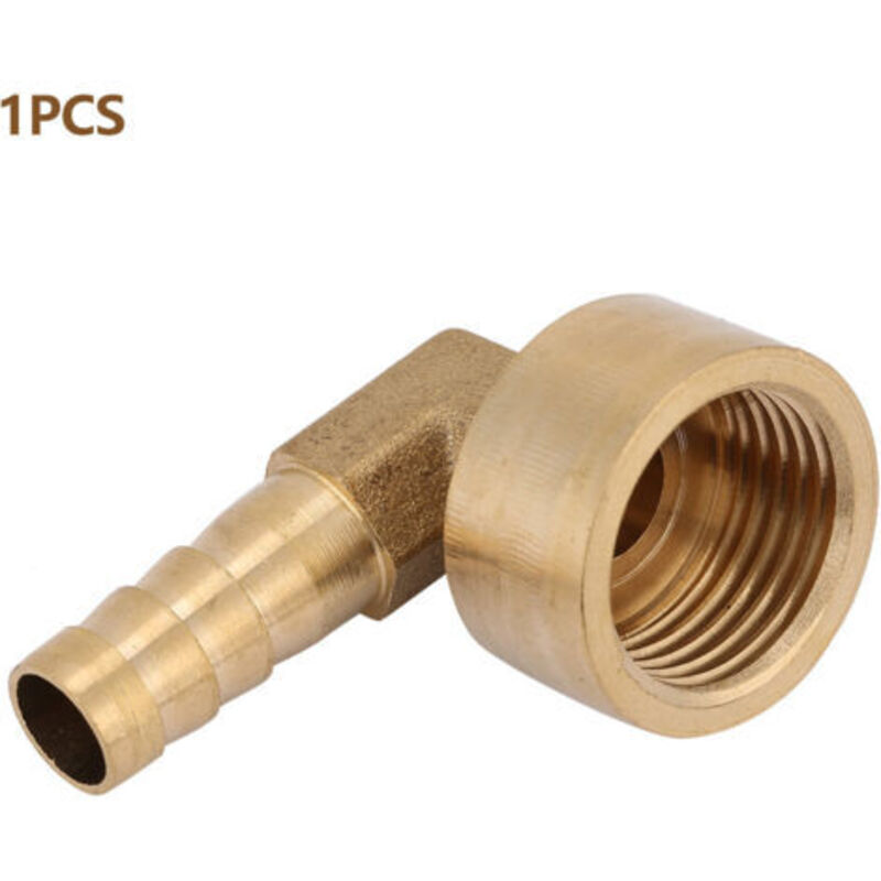 Weibliches Messing-winkelstück G1/2 Für Rohr, Verbinder, Dichtungsadapter (10 Mm)