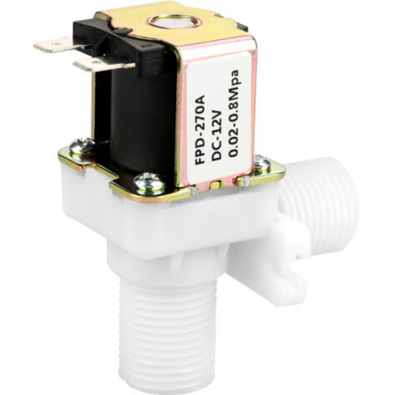 Kunststoff-magnetventil Dn15 G1/2 Cc 12 V, Normal Geschlossen, Mit Wassereinlassschalter