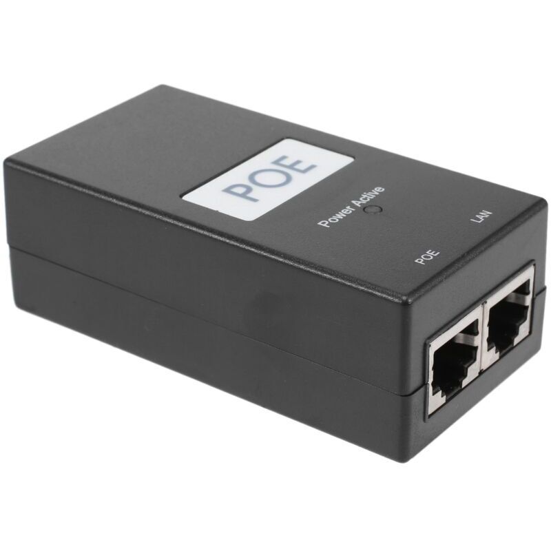 Ethernet-adapter Poe-strominjektor 24v 0,5a Für Ip-überwachungskamera Cctv