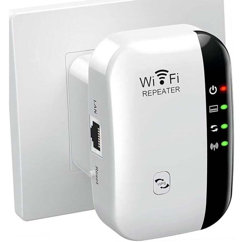 Starker Wifi-repeater 300mbps, Starker 2,4-ghz-wifi-verstärker, Wifi-reichweitenbooster, Kabelloser Wifi-extender Mit Ethernet-port, Wifi-extender, Wifi-booster, Wps-schutz