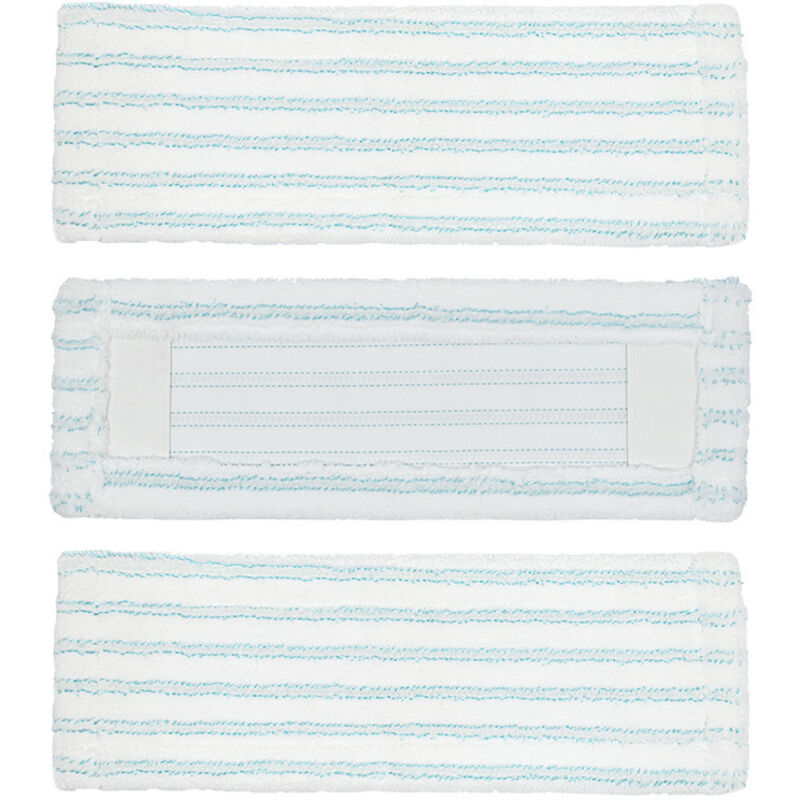 Set Aus 5 Ersatzwischtüchern Für Wischmopps – Mikrofaser-tücher 48×17 Cm – Waschbar Und Anpassbar