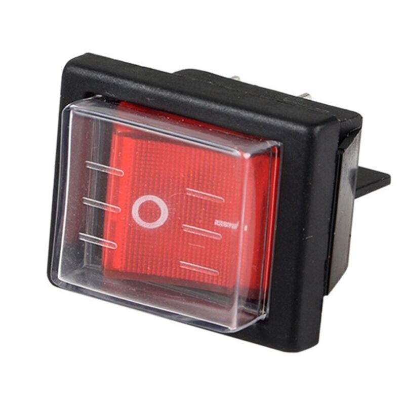 Wasserdichter Kippschalter Spst 4-polig 36 X 29 Mm Für Industrie-staubsauger Mit Abdeckung