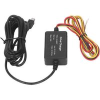 Kabelsatz Für Dashcam Mit Gummi- Und Metallkabeln, Kompatibel Mit Rückspiegel, Gps Und Radardetektor 12-30 V 10 W Mini
