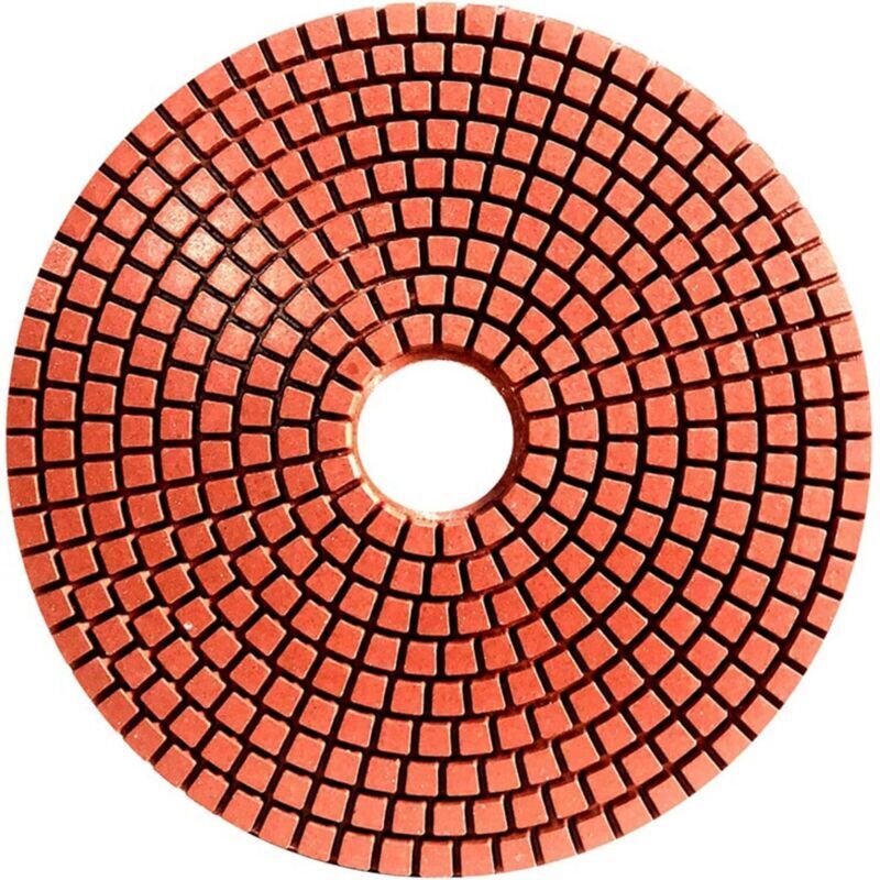 6 Zoll 150 Mm Diamant-polierscheiben, Trocken/nass, Flexible Schleifscheiben Für Beton, Granit, Marmor, Körnung 30-3000, 100 Grit