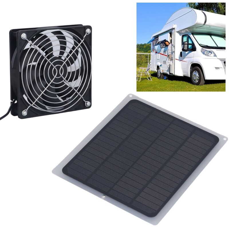 6w Solarventilator Für Hühnerstall Und Gewächshaus – Ökologisch Und Wetterfest – Monokristallines Silizium-solarpanel