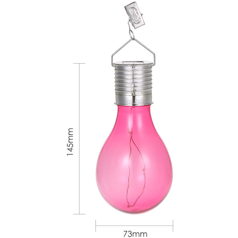 Solarbetriebene, Energiesparende Led-hängelampe Mit Klemmlichtsteuerung Ip44, Wasserdichte Lichterkette Für Außenbereich Zu Weihnachten, Feiertagen, Partys, Garten, Dekoration