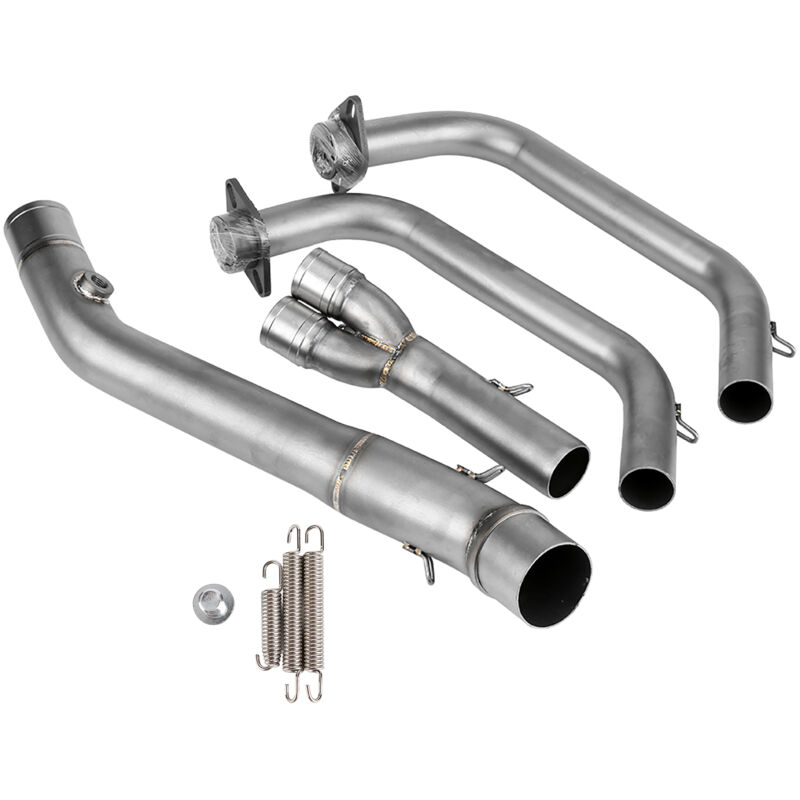 Motorrad-auspuffrohr, Perfekt Passendes Verbindungsrohr, Langlebige Korrosionsbeständigkeit, Einfache Installation Für 51-mm-schalldämpfer