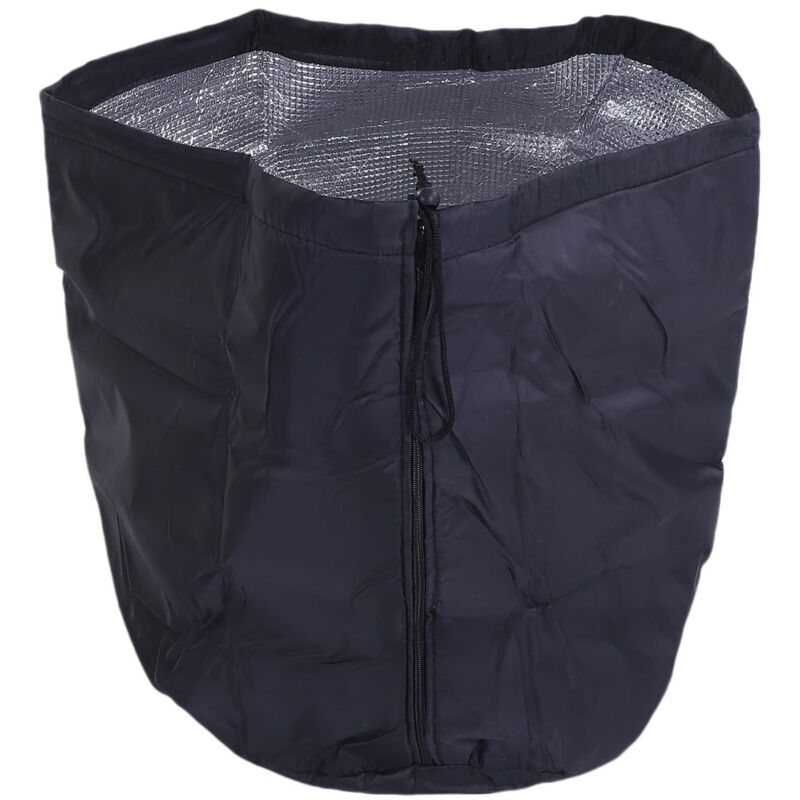 Rosvola Schutzhaube Für Blumentopf, Oxford-gewebe, Aluminiumfolie, Thermische Blumenhülle Für Wintergarten, Outdoor-topfpflanzen, Schwarze Blumen