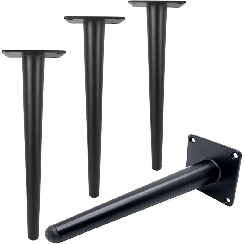 Satz Aus 4 Metall-tischbeinen, 30 Cm Lang, Für Moderne Möbel, Kommoden, Schränke, Schreibtische, Hocker Ersatz-stützbeine Für Möbel Tragkraft 800 Kg.