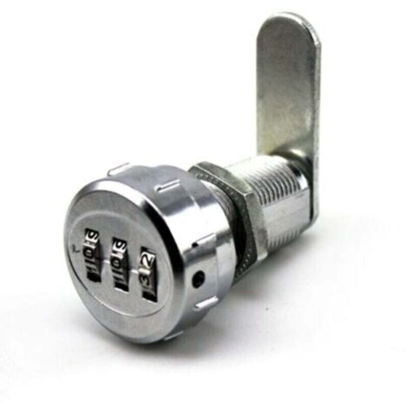 Zahlenschloss, Mechanisches Kombinationsschloss Mit 3 Ziffern Aus Zinklegierung Für Schränke, Schubladen, Postkästen (holzschrank)