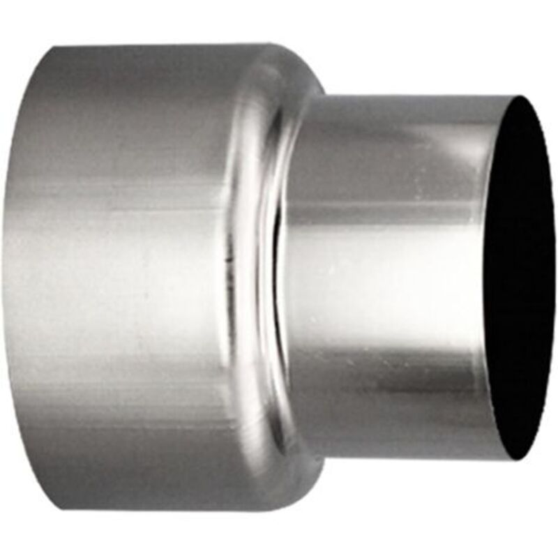 Reduzierstück Für Schornsteinrohr Aus Edelstahl Ø 80 Mm – Ø 60 Mm – Anschluss Für Doppelwandige Rohre – Hochtemperaturzement
