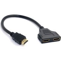 Hdmi-verteiler - Hdmi-stecker Auf 2 Hdmi-buchsen (1 Eingang, 2 Ausgänge) H501