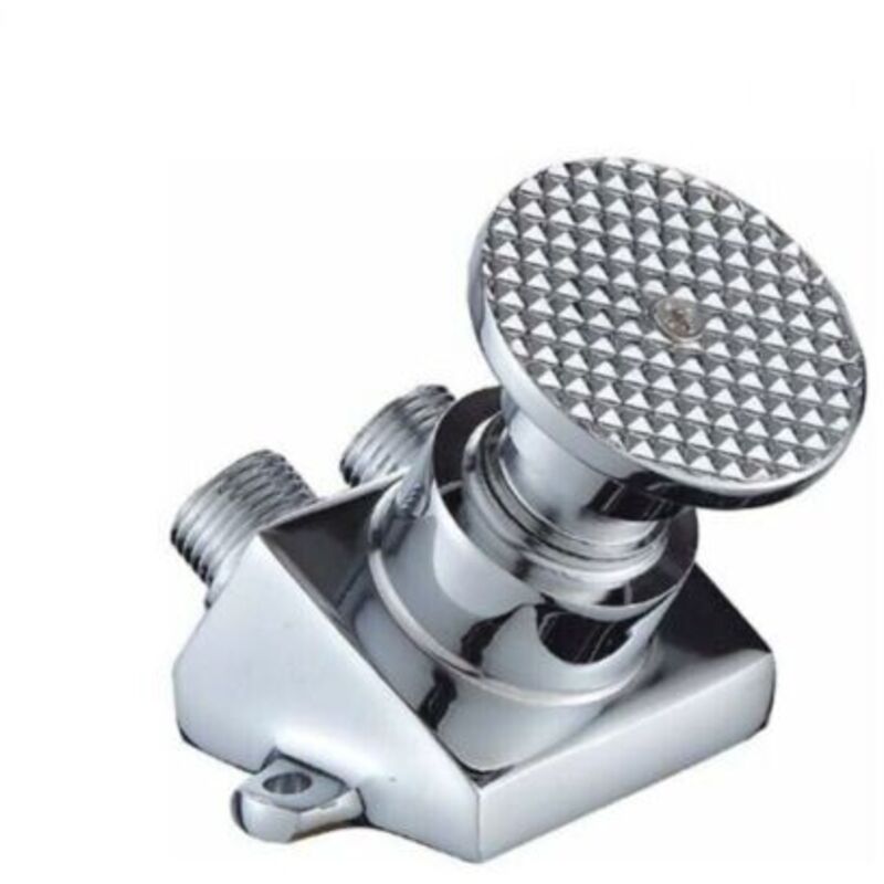 1 Stück Moderner Fußventil-wasserhahn, Pedal-waschbeckenarmatur Für Lebensmittelindustrie Und Krankenhäuser, Einfaches Kaltwasser-pedalventil