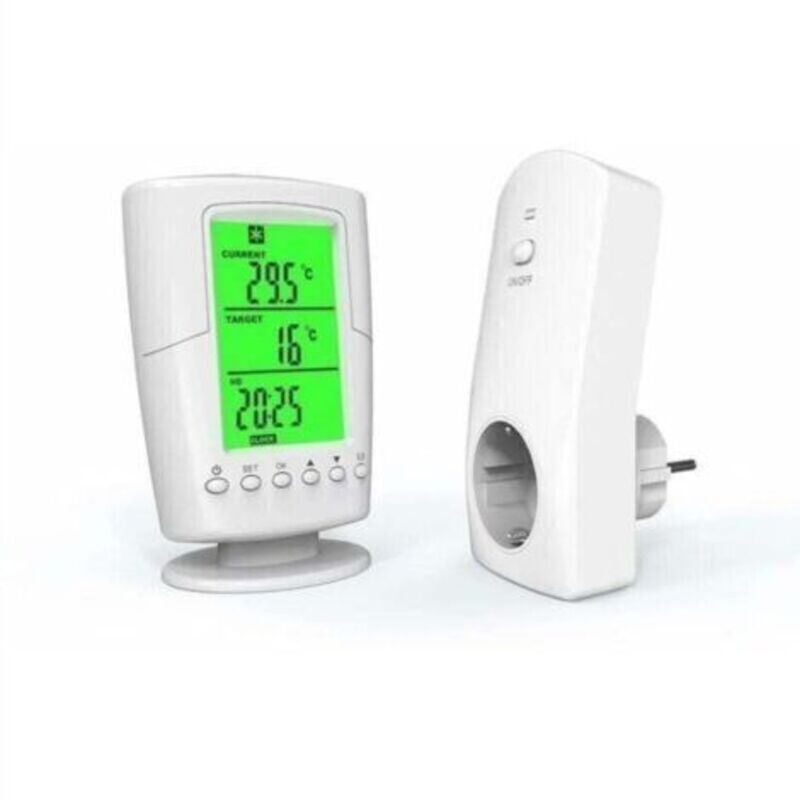 Kabelloser Thermostat-stecker, Intelligenter Programmierbarer Thermostat Für Das Vernetzte Zuhause, Zur Synchronisierten Steuerung Von Temperatur Und Isolierung