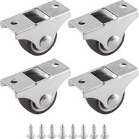 4 Stück Mini-rollen, Möbelrollen, Kleine 25 Mm Feste Rollen, Lenkbare Laufrollen, Mobile Rollen Für Möbel