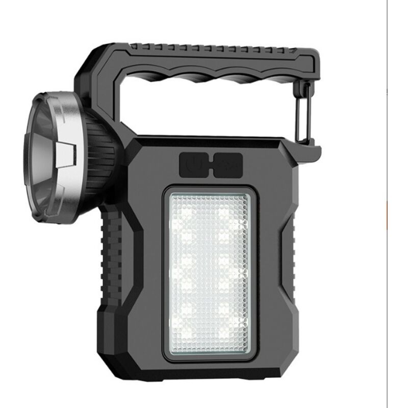 Tragbare Solar-taschenlampe, Led Mit Hoher Helligkeit, Usb-aufladbar, Multifunktional, Für Den Außeneinsatz