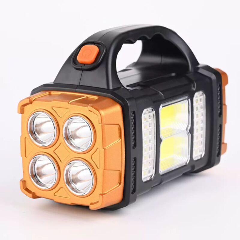 Solar-taschenlampe Mit Hoher Helligkeit: Multifunktionale, Wasserdichte Led-arbeitsleuchte, Usb-c-aufladbar