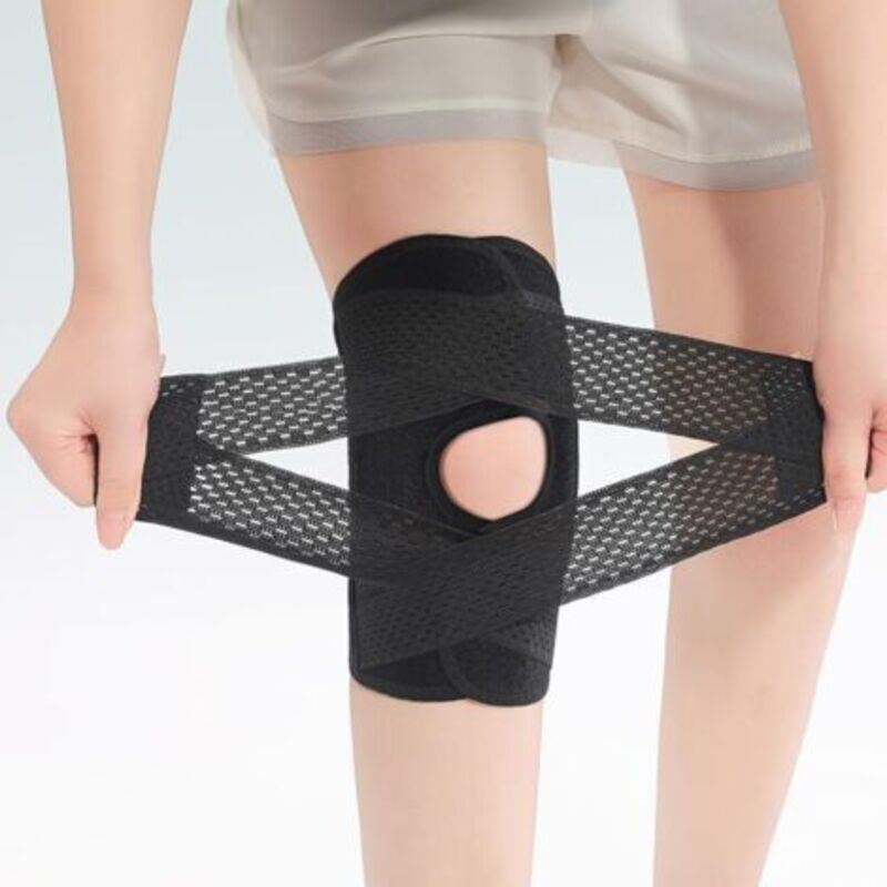 Kniebandage Für Damen Und Herren, Kniebandage Mit Seitlichem Stabilisator Für Laufen, Sport, Kompression, Kniescheibe, Arthritis, Schmerzen, Riss, Erholung Von Verletzungen Der Sehne
