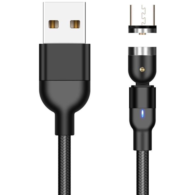 540 Magnetisches Kabel Micro-usb Type-c Für Schnellladung Und Magnetanschluss Für Iphone 11 Pro, X, Max, 7, 8 Plus