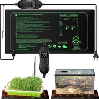 Pflanzenheizmatte: Heizmatte Für Setzlinge, 25,4 Cm X 52,9 Cm Heizmatte Mit Thermostat Für Die Keimung Von Pflanzen Und Setzlingen, Heizmatte Für Gewächshaus, Reptilien
