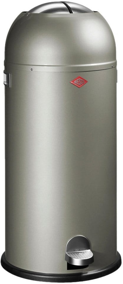 WESCO Mülleimer Kickmaster Maxi, Abfallsammler mit Dämpfer, 40 Liter