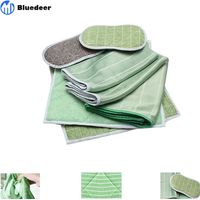 Set Aus 12 Bambus-mikrofaser-tüchern Für Fenster, Spiegel, Fliesen, Karosserie, Glasreinigung, Haushalt Und Badezimmer