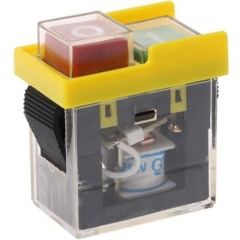 Elektromagnetische Drucktastenschalter-maschine, Magnetischer Schalter, Wasserdicht, Ac 250v 6a, Für Bohrerschneider Gesehen Auf Off