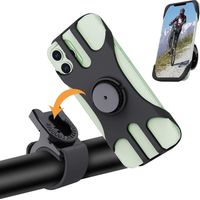 Fahrrad-handyhalterung, 360° Drehbare Motorrad-handyhalterung, Universelle Handyhalterung Für E-scooter, Mountainbikes, Scooter Und Sportmotorräder, Für Smartphones Von 4,5 Bis 7 Zoll