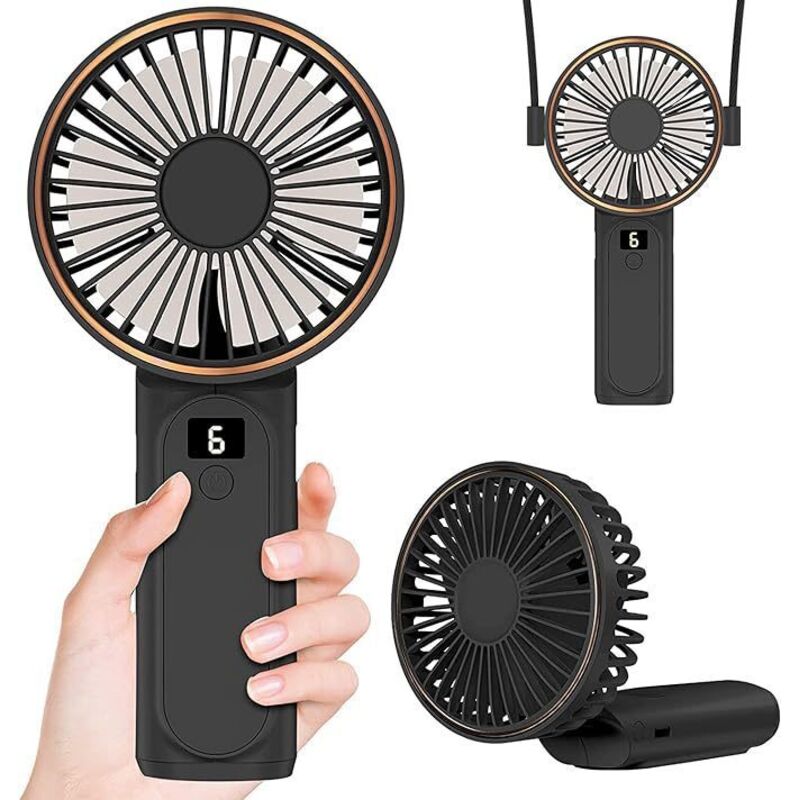 Wiederaufladbarer Usb-tragbarer Ventilator, Leiser Mini-hand- Oder Tischventilator