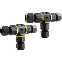 2-teiliger 3-wege-außenkabelstecker, Wasserdichte M20-kabelverbinderdose, Geeignet Für Kabel Mit Einem Durchmesser Von 5 Bis 12 Mm (schraubtyp)