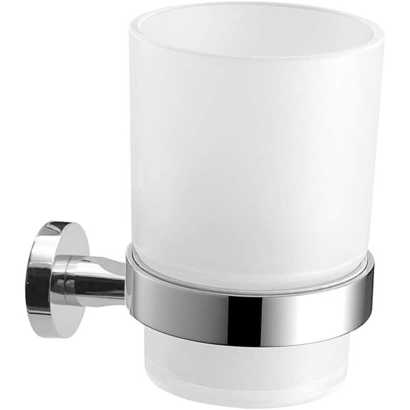 Zahnbürstenhalter Mit Silberfarbener Edelstahlhalterung