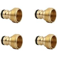 4 Stück Schnellkupplung Für Gartenschlauch, Zoll-messing Mit Außengewinde, Schlauchdüse, Adapter Für Schnelle Verbindung H685